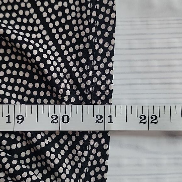 I.N.C black and white polka-dot blouse Women's Size M - Picture 9 of 9
